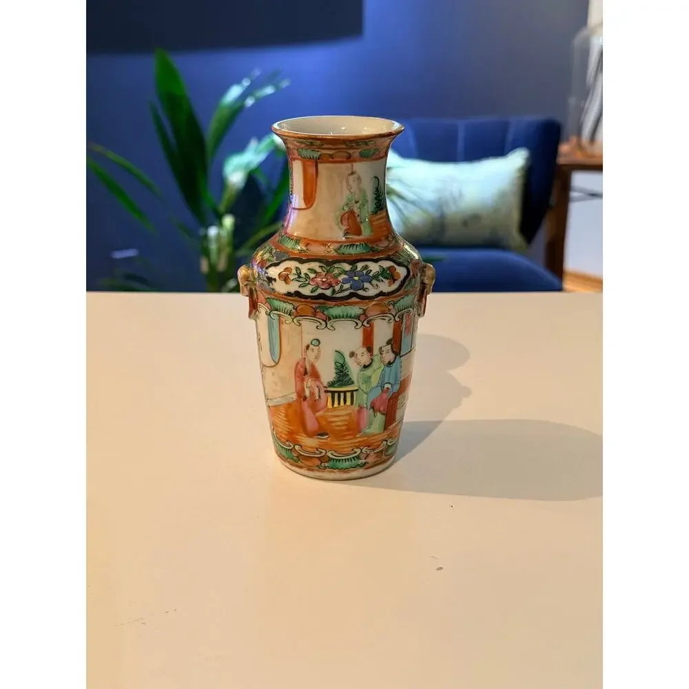 Antique 19th Century Chinese Rose Medallion 6